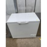 A WHITE ELECTROLUX CHEST FREEZER BELIEVED IN WORKING ORDER BUT NO WARRANTY