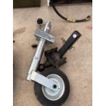 AN AS NEW JOCKEY WHEEL AND A TOW HITCH