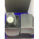 A GENTS CASIO WATCH IN WORKING ORDER IN A PRESENTATION BOX