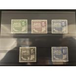 SOMALILAND GV1 HIGH VALUES : 1938 1R , 2R , 3R & 5R VERY LIGHTLY MOUNTED , 1942 3R VERY FINE