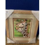 A SUSAN BAXTER FRAMED PRINT 'CAN I HAVE SOME' GIRAFFE WHOLESALE PRICE £95