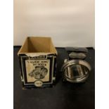 A VINTAGE LUCAS SILVER KING BIRMINGHAM CYCLE LIGHT WITH BOX