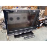 A 26" SONY TELEVISION WITH REMOTE CONTROL BELIEVED IN WORKING ORDER BUT NO WARRANTY