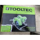 AN AS NEW AND BOXED TOOLTEC 140MM CIRCULAR SAW