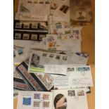 A QUANTITY OF FIRST DAY COVERS AND STAMPS TO INCLUDE 'FOOD AND FARMING'