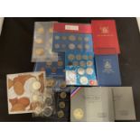 COIN YEAR SETS , A SELECTION FROM VARIOUS COUNTRIES : FRANCE 1973 X 2 , FINLAND 1975 , 1976 , POLAND