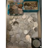 A SELECTION OF BRITISH PRE DECIMAL COINS