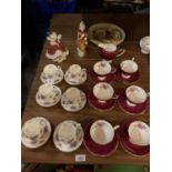 AN ASSORTMENT OF BONE CHINA TO INCLUDE ROYAL ALBERT AND TAYLOR & KENT
