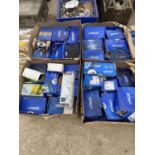 A LARGE QUANTITY OG CAR BRAKE PADS AND FUEL FILTERS NEW AND BOXED
