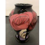 A MOORCROFT BELLA HOUSTON VASE 6 INCHES TALL