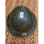 A WWII NFS (NATIONAL FIRE SERVICE) HELMET