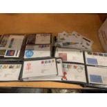 THREE ALBUMS OF ROYAL MAIL FIRST DAY COVERS