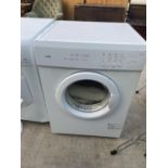 A WHITE LOGIK TUMBLE DRYER BELIEVED IN WORKING ORDER BUT NO WARRANTY