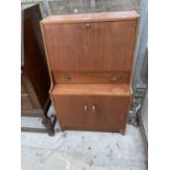 A RETRO TEAK REMPLOY BUREAU, 24" WIDE