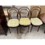 THREE BENTWOOD CHAIRS