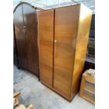 A MEREDEW TEAK WARDROBE