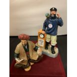 A ROYAL DOULTON ' ALL ABOARD' HN 2940 AND 'AN OMAR KAYYAM' HN 2247