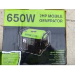 A 2HP 650W MOBILE PETROL GENERATOR