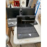 TWO LAPTOPS TO INCLUDE A TOSHIBA AND A COMPAQ