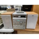 SONY HI-FI SYSTEM WITH 3 CD CHANGER COMPLETE WITH MATCHING SPEAKERS