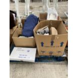 VARIOUS HOUSEHOLD CLEARANCE ITEMS - LINEN, PICTURES ETC
