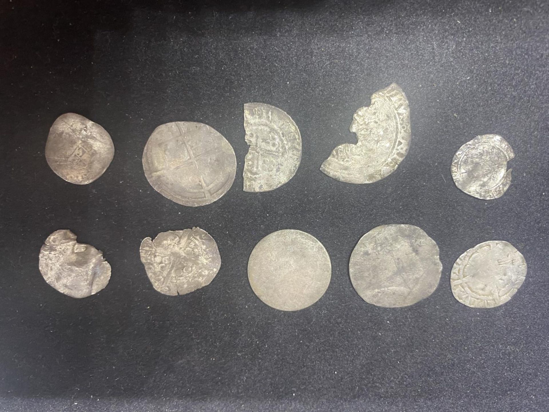 TEN HAMMERED COINS AND PART COINS - Image 2 of 2