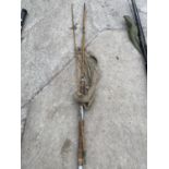 A SPLIT CANE FISHING ROD