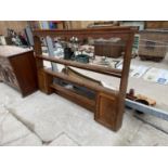 A 19TH CENTURY OAK DRESSER TOP