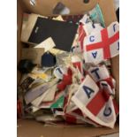 A LARGE QUANTITY OF EPHEMERA TO INCLUDE LETTERS, BUNTING, MAGAZINES, PICTURES, LETTERS ETC