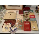 A COLLECTION OF VINTAGE BOOKS TO INCLUDE BSA, AID TO SCOUTMANSHIP, WOLF CUBS HANDBOOK, CLASSIC