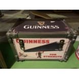 A VINTAGE STYLE GUINNESS STORAGE TRUNK