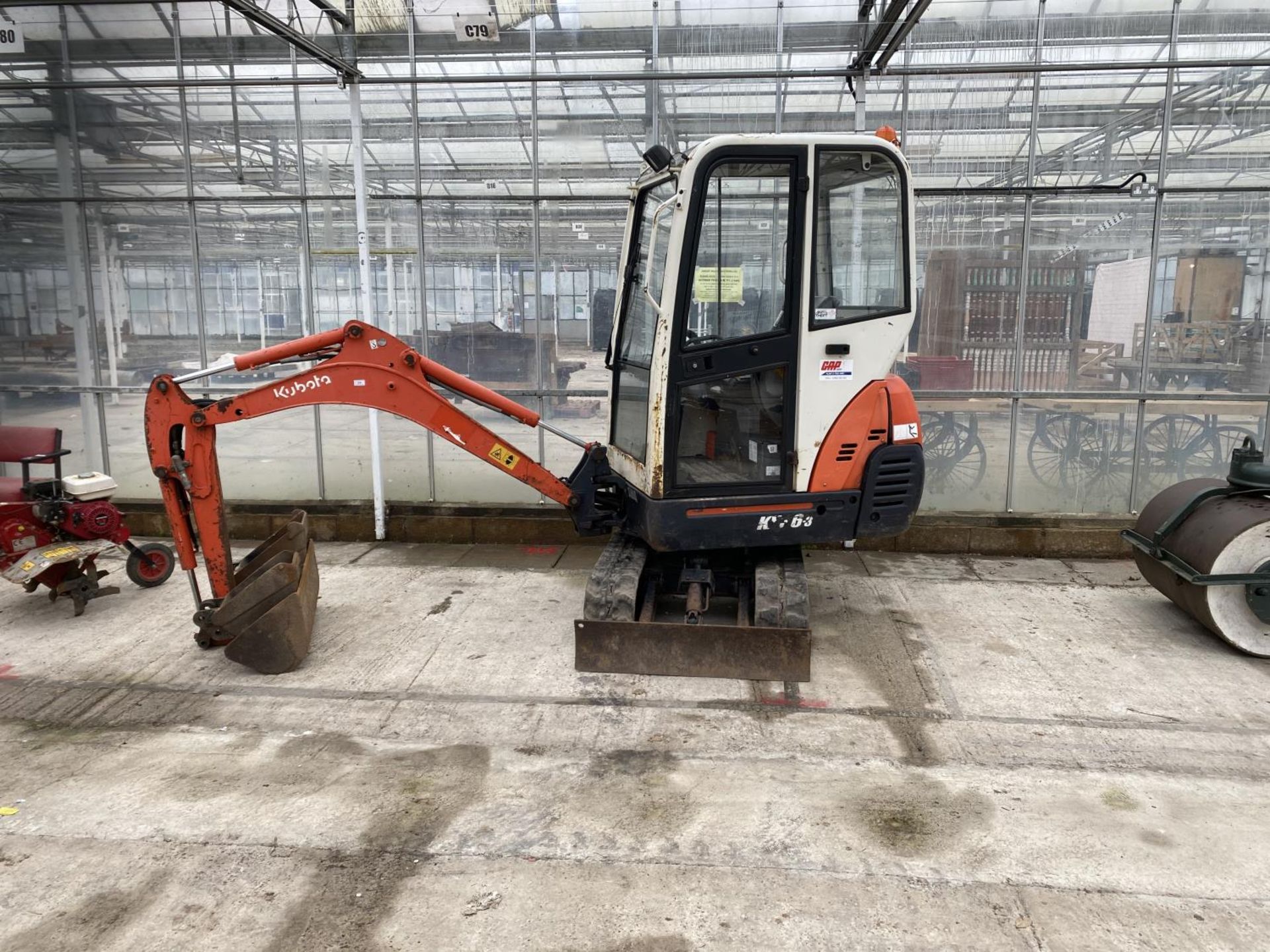 A KUBOTA KX 36-3 MINI DIGGER SERIAL 78757 YEAR 2010 CURRENT OWNER LOCAL USED FOR LIGHTWORK