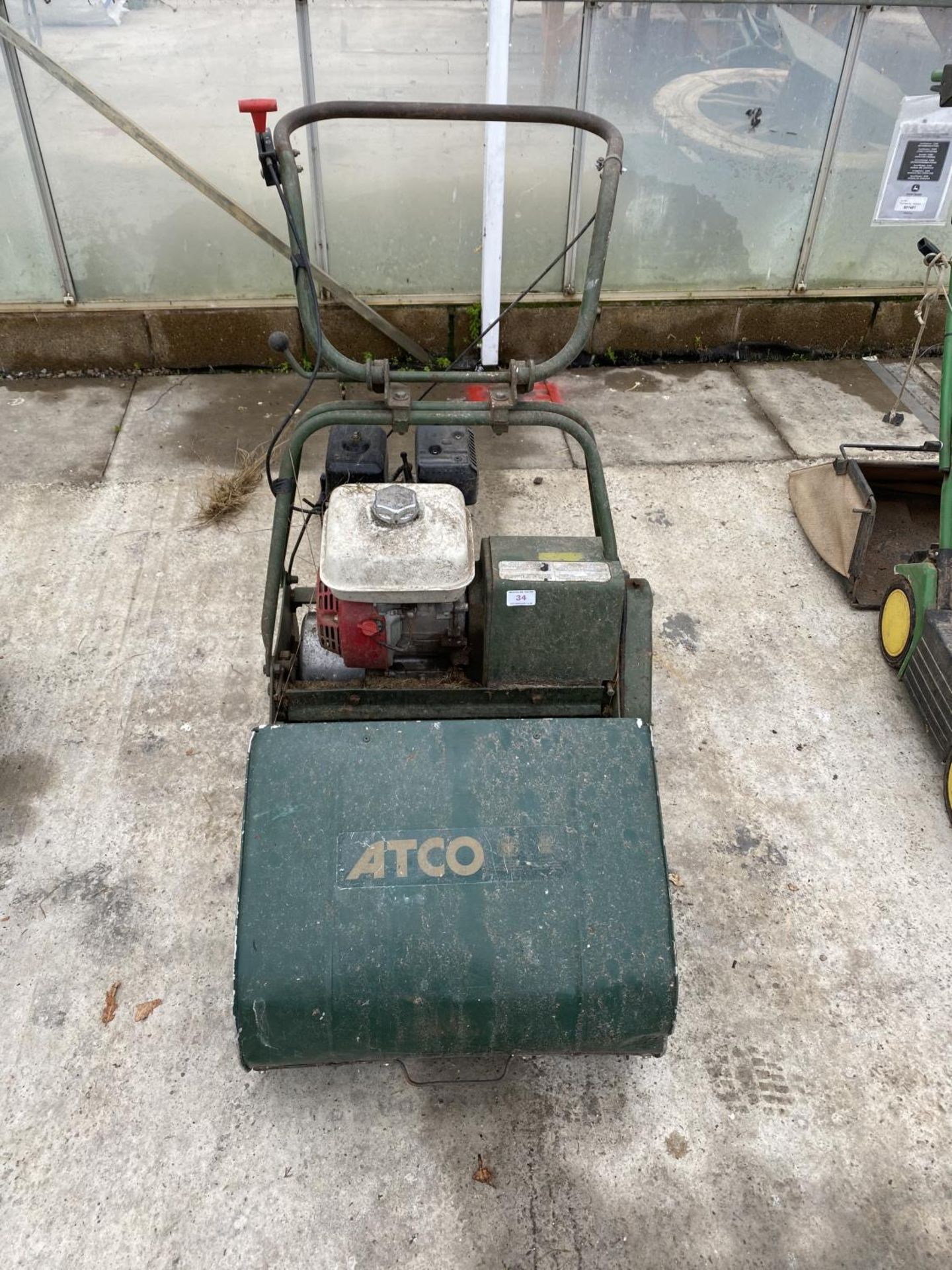 AN ATCO 20" LAWN MOWER WITH HONDA GX 160 ENGINE FROM LOCAL CRICKET CLUB NO VAT - PROCEEDS TO CHARITY