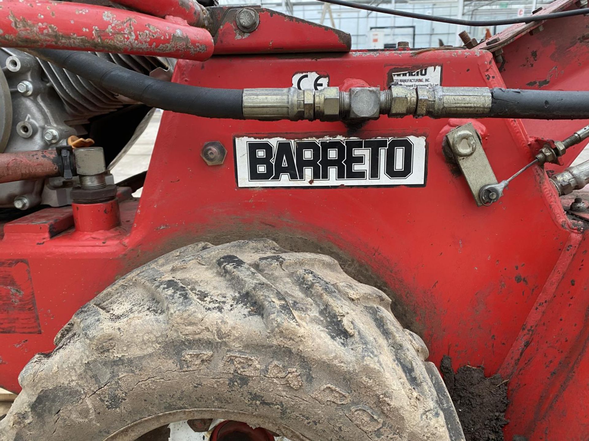 A BARRETO 1320 ROTAVATOR WITH TIME DRIVE & VARIBLE SPEED LONCIN PETROL ENGINE. NO VAT - Image 2 of 5