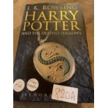 A FIRST EDITION 'HARRY POTTER AND THE DEATHLY HALLOWS, BY J K ROWLING