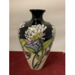 A MOORCROFT TREFOIL VASE 6 INCHES HIGH