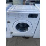 A BEKO 7KG INTERGRATED WASHING BELIEVED IN WORKING ORDER BUT NO WARRANTY