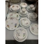 A LARGE COLLECTION OF SHELLEY FINE BONE CHINA IN THE 'WILD FLOWERS' DESIGN