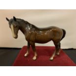 A BESWICK BAY HORSE (LEG A/F)