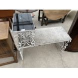 A WROUGHT IRON TELEPHONE TABLE/SEAT