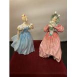 TWO ROYAL DOULTON FIGURINES TO INCLUDE ENCHANTMENT HN2178 AND MARGUERITE HN 1928