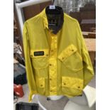 A BARBOUR YELLOW XXL JACKET