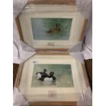 A PAIR OF ORIGINAL FRAMED WATERCOLOURS BY TOM FITZPATRICK