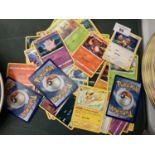 AN ASSORTMENT OF VARIOUS COLLECTABLE POKEMON CARDS