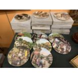 A COLLECTION OF ELEVEN ROYAL DOULTON COLLECTORS PLATES WITH ORIGINAL BOXES