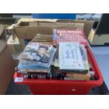 A LARGE COLLECTION OF VINTAGE LP RECORDS, CDS AND VIDEOS