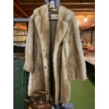 A VINTAGE LADIES FUR COAT - COLMAN SUMBERG