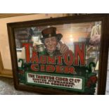 A TAUNTON CIDER PUBLIC HOUSE MIRROR