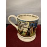 AN EMMA BRIDGEWATER THE MAYFLOWER HALF PINT MUG