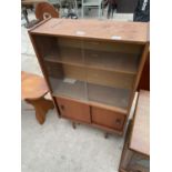 A RETRO TEAK BOOKCASE - 24" WIDE